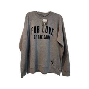 BASEBALLISM Women's FOR LOVE OF THE GAME Sweatshirt Long Sleeve Gray NWT XL